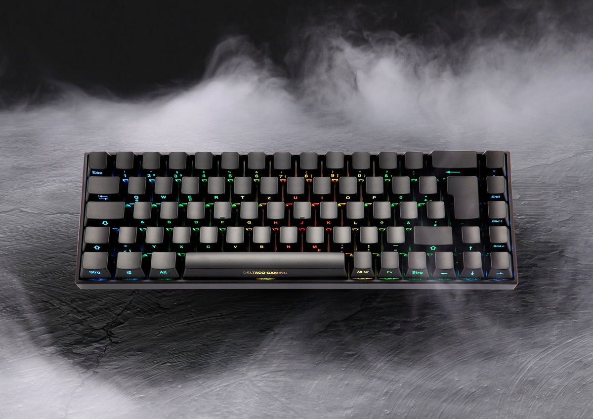 Deltaco Gaming Teclado Dk440r Wireless, Rgb, Negro