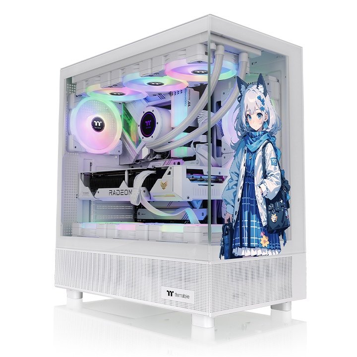 Caja Pc Thermaltake View 270 Sp Edition Snow White Torre Blanca, Vidrio Templado X 2 Ca-1y7-00m6wn-02