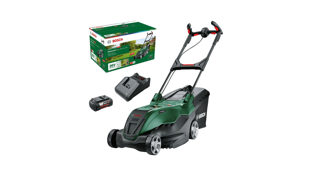 Bosch Powertools Bosch Rasenmäher Advanced Rojoak 36v-44-750 + 6.0ah Akku 06008b9g03