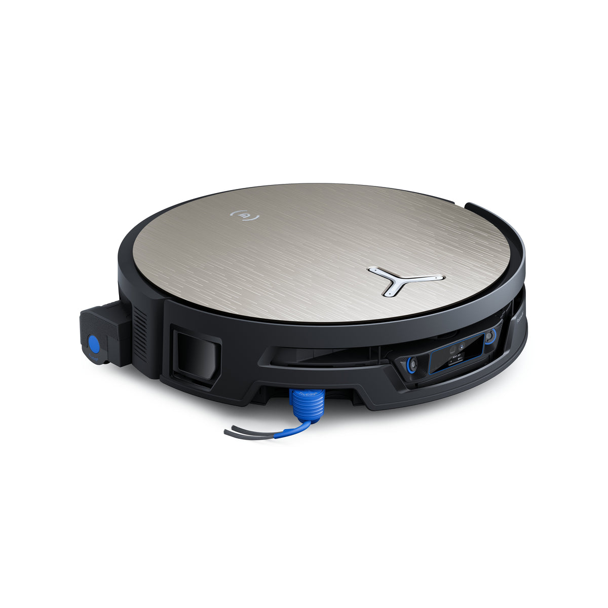 Ecovacs Deebot X12s Omnicyclone Vacuum Cleaner,Robot,Wet&Dry,27000pa,Truedge 3.0,Zerotangle 4.0,Ozmo Roller 3.0,Gold+Omnicyclone Auto-Empty