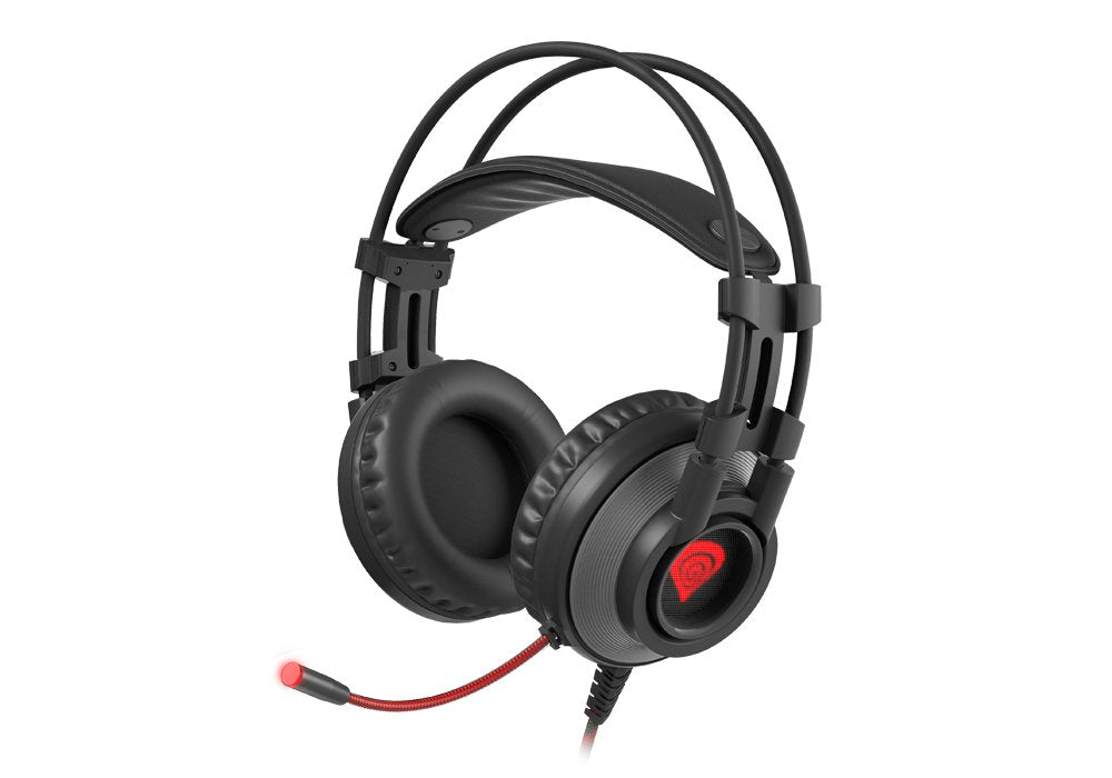 EAN 5901969408003 - GENESIS Radon 600 Auriculares Alámbrico Diadema Juego USB tipo A Negro, Rojo imagen 1