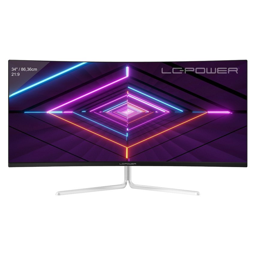 EAN 4260070129872 - LC-Power LC-M34-UWQHD-100-C-V3 pantalla para PC 86,4 cm (34") 3440 x 1440 Pixeles UltraWide Quad HD LCD B imagen 1