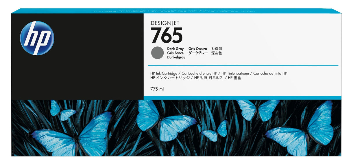Hp Tinta Gris F9j54a 765 775ml