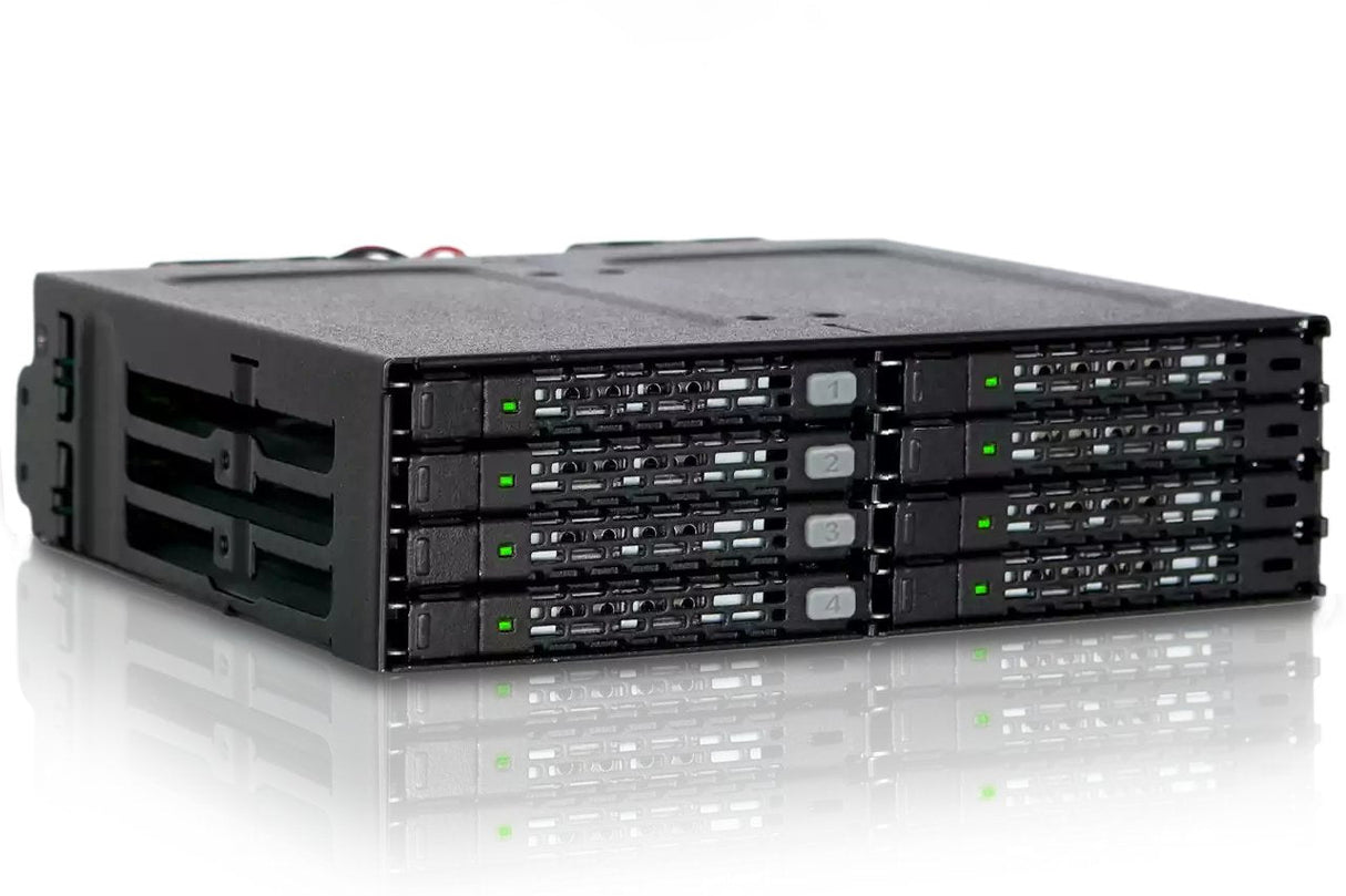 Icy Dock Mb998ip-B Panel Bahía Disco Duro Negro