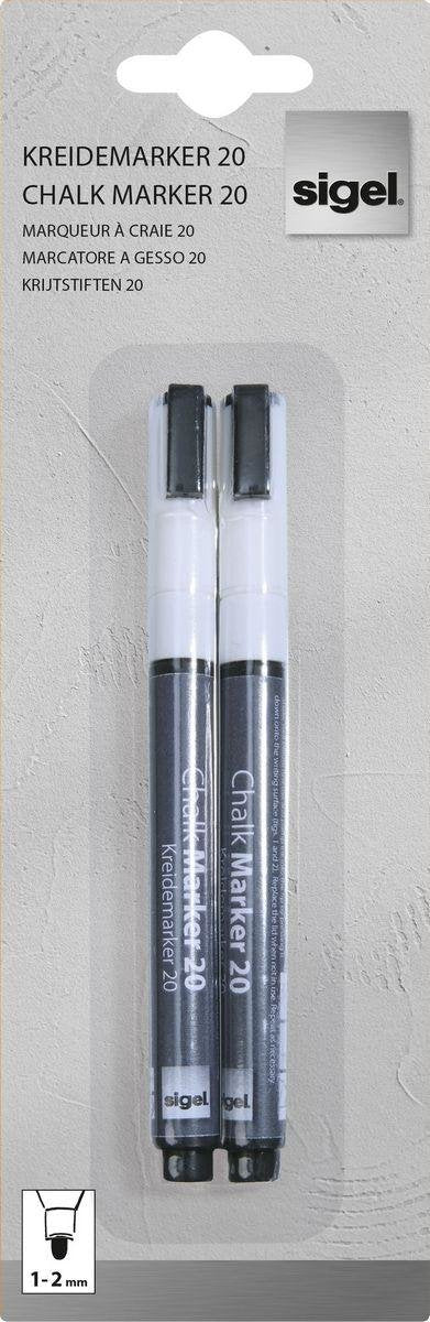 Sigel Kreidemarker 1.0 - 2.0 Mm Blanco