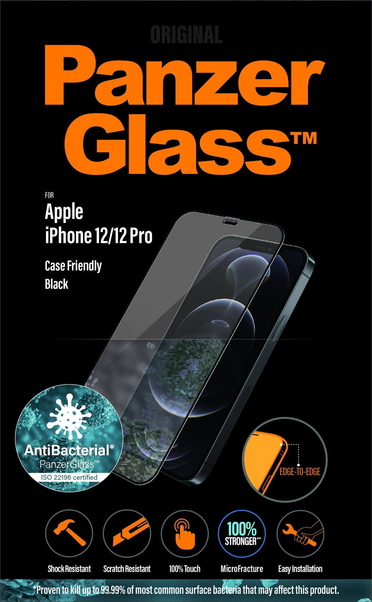 EAN 5711724027116 - PanzerGlass ® Screen Protector iPhone 12 | 12 Pro | Edge-to-Edge Protector de pantalla Apple 1 pieza(s) imagen 8