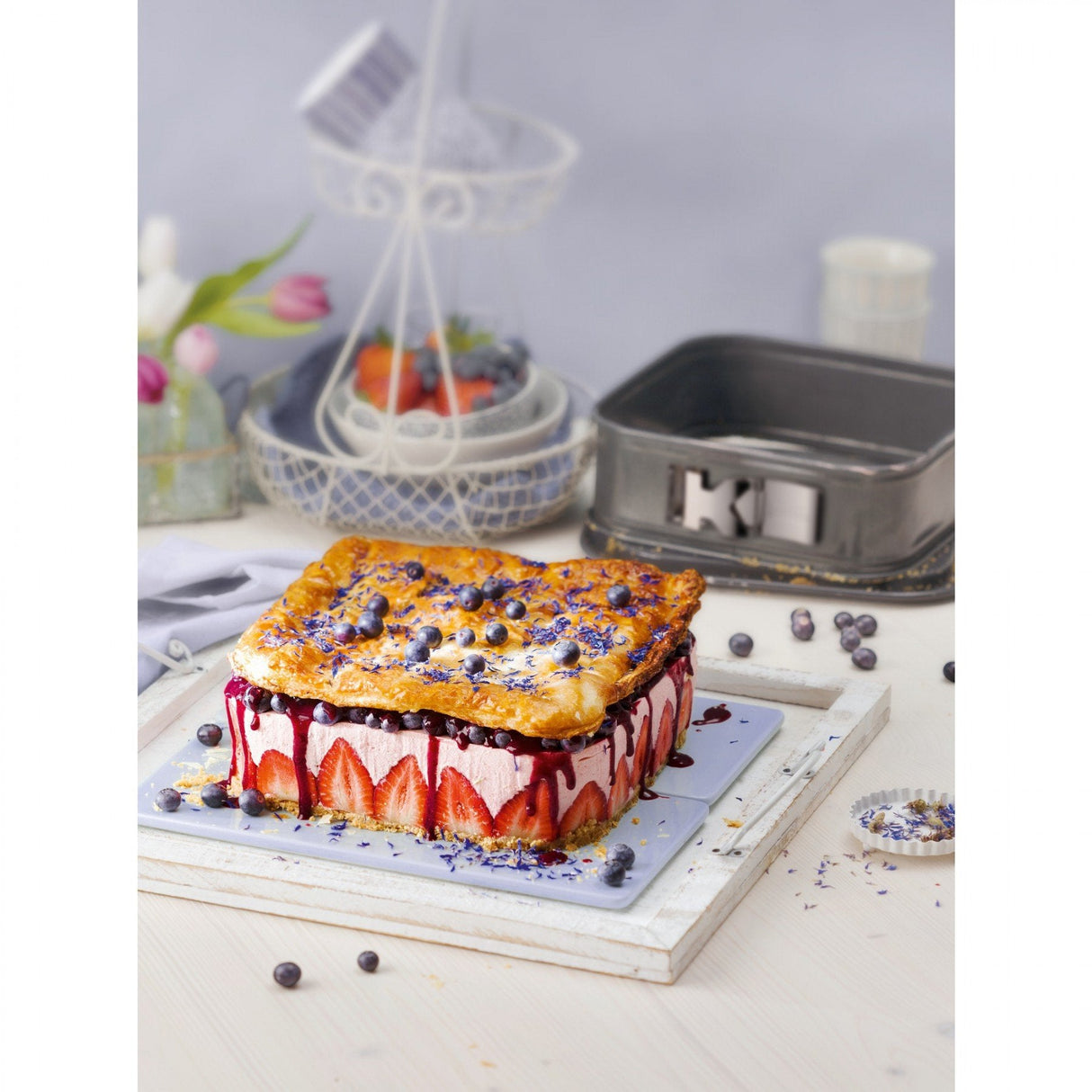 Molde Para Hornear Kaiser La Forme Plus Springform Pan Square 24 X 24 Cm