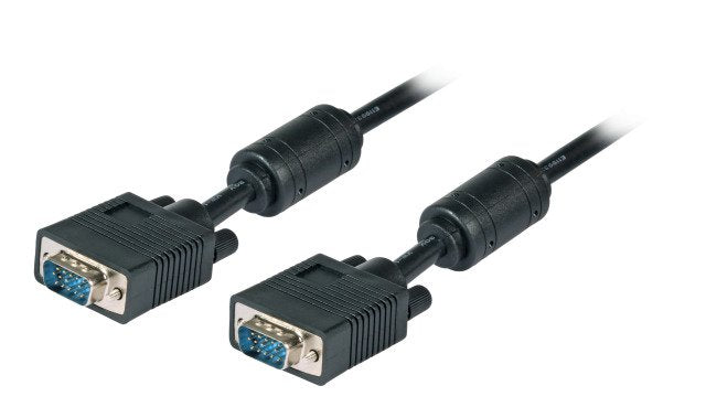 Efb Svga Hdtv Anschlusscable, 2x Hd-Dsub 15, St.-St., 10,0m, Schwarz