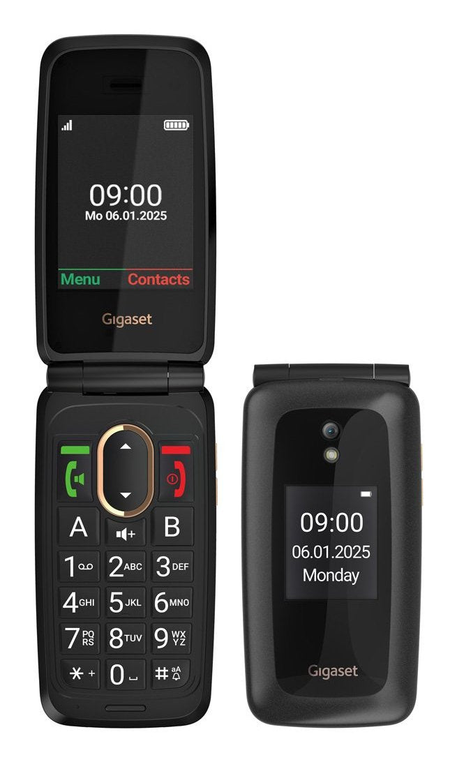 EAN 4255781906409 - Gigaset GL795 7,11 cm (2.8") 142 g Negro Teléfono para personas mayores imagen 1