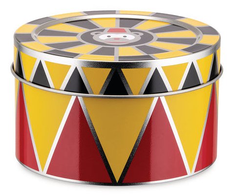 Alessi Mw31s3 Stapelbare Aufbewahrungsbox Aus Blancoblech Con Dekor, 3 Tlg