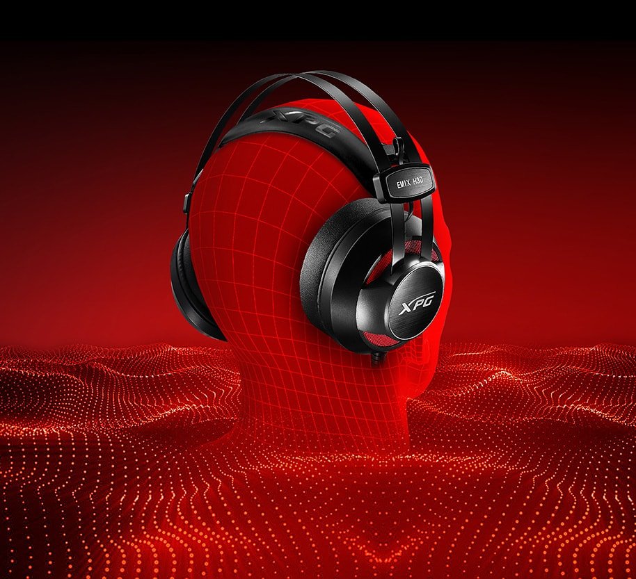 EAN 4713218461827 - XPG EMIX H30 + SOLOX F30 Auriculares Alámbrico Diadema Juego Negro, Rojo imagen 7