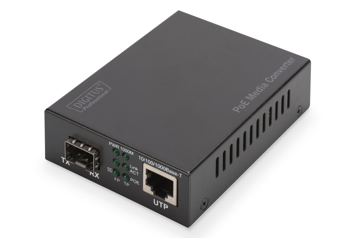 EAN 4016032390015 - Digitus DN-82140 convertidor de medio 1000 Mbit/s Negro imagen 1