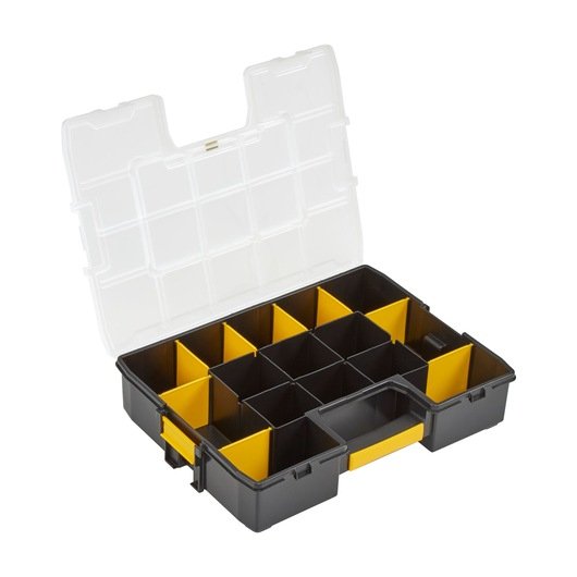 EAN 3253561947452 - Stanley CUBIX 1-94-745 pieza pequeña y caja de herramientas Caja para piezas pequeñas Negro, Transparente imagen 4