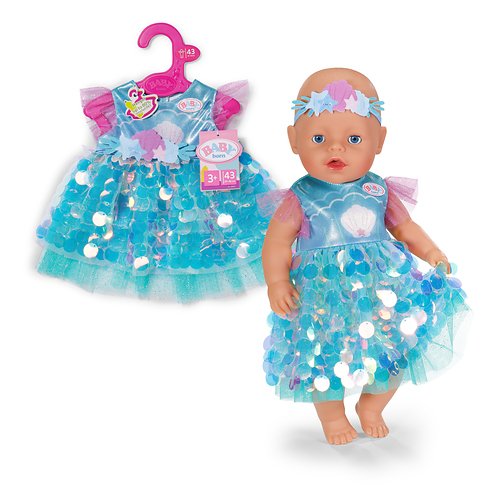 Zapf Creation Baby Born® Traje De Sirena 43cm, Accesorios Para Muñecas 839713