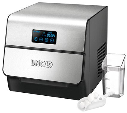 EAN 4011689489556 - Unold 48955 máquina de cubo de hielo Máquina para hacer cubitos de hielo portátil 150 W Negro, Acero inox imagen 8