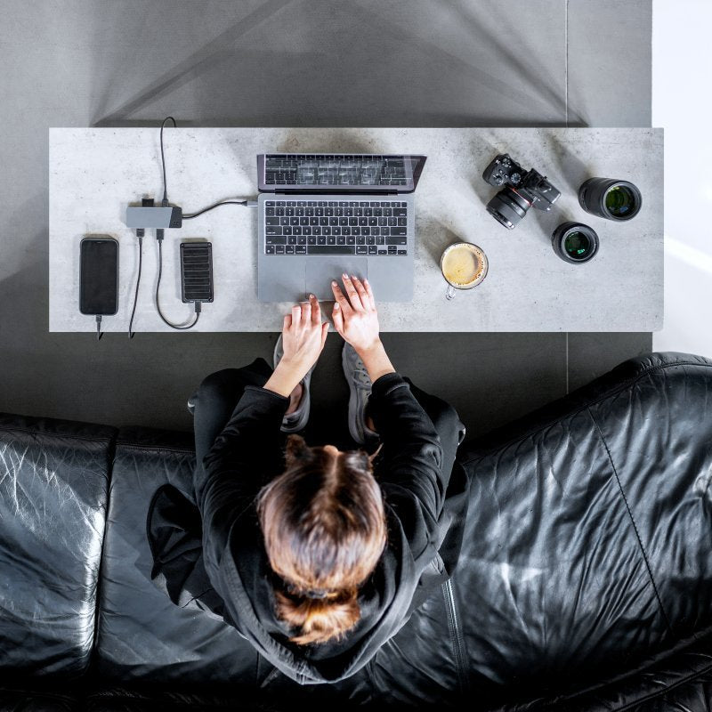 Estación De Acoplamiento Green Cell Ak50, Adaptador, Hub Usb-C 7in1 (3xusb, Hdmi, Sd (4k, Dex))