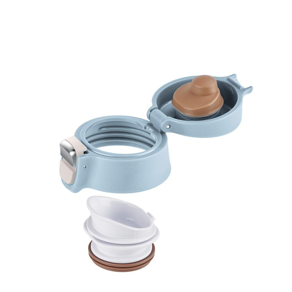 Taza Térmica Ligera Emsa Travel Mug Azul Claro, 0,4 Litros, Tapa Abatible N2151800