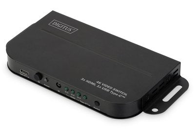 Conmutador 4x1 Hdmi 4x1 4k 60hz 3xhdmi + 1xusb-C Digtitus