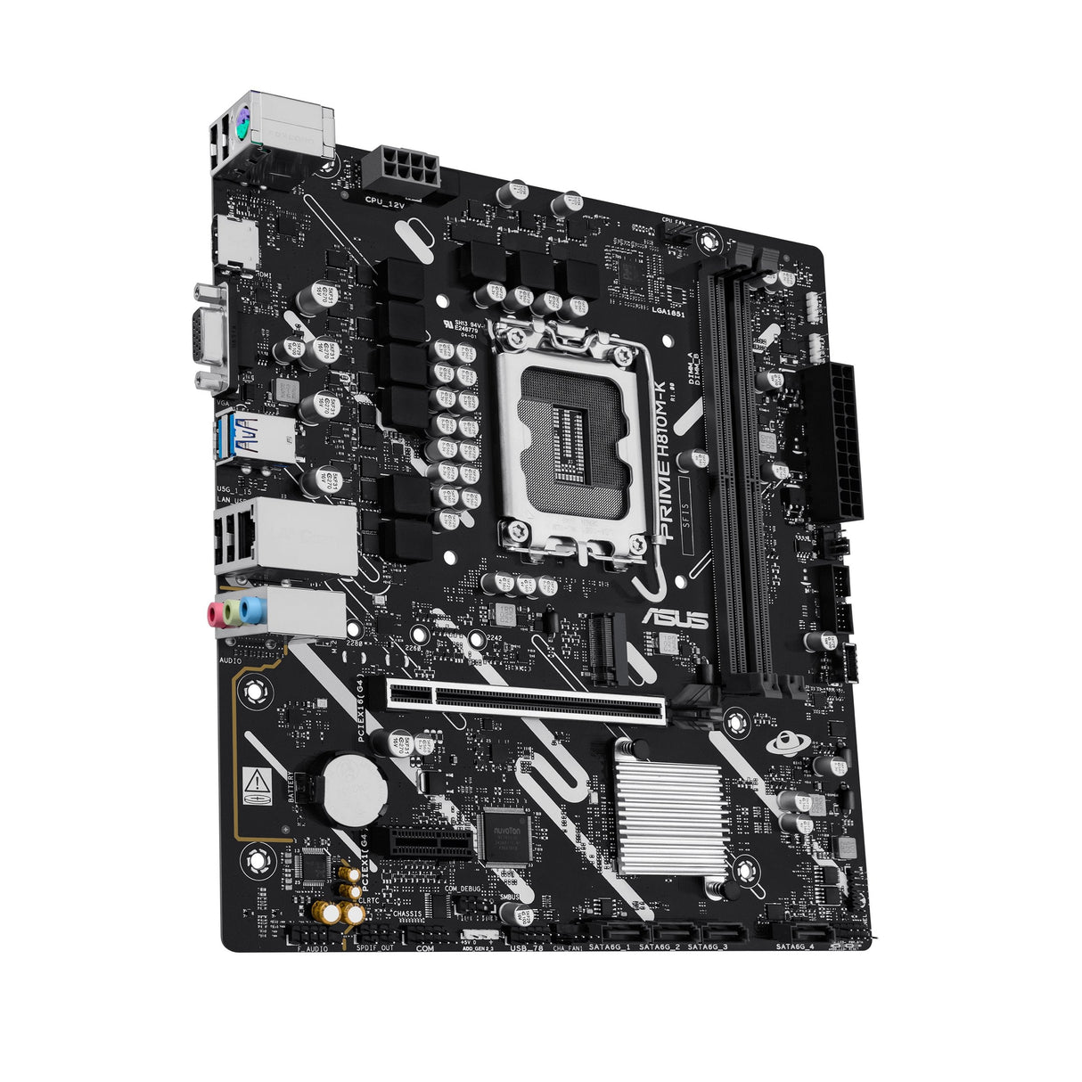 Asus Prime H810m-K-Matx Mainboard Sockel 1851 Hdmi Vga