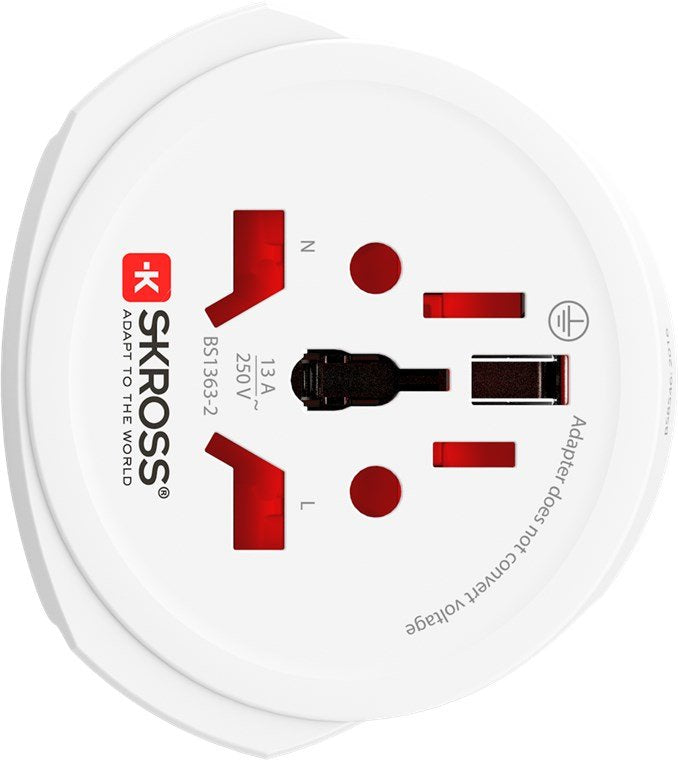 EAN 7640166323556 - Skross 61260 adaptador de enchufe eléctrico Universal Blanco imagen 4