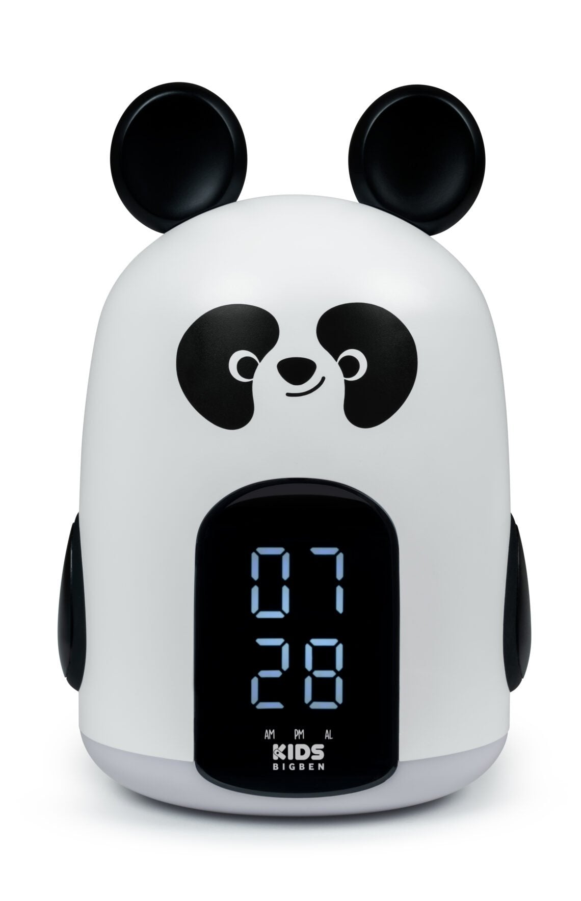 Bigben Kids Despertador Luz Nocturna Tactil - Alarma Programable - 3 Sonidos - Intensidad De Luz Ajustable - Pantalla