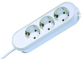 Bachmann Smart 3x Cable De Alimentación De Regleta 5m (387.272) Blanco