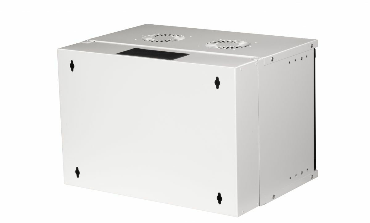 Armario Mural 19" Equip Eco Mount 7u Ewm-07-5440-G 540x400x330 Color Gris Puerta Cristal Templado