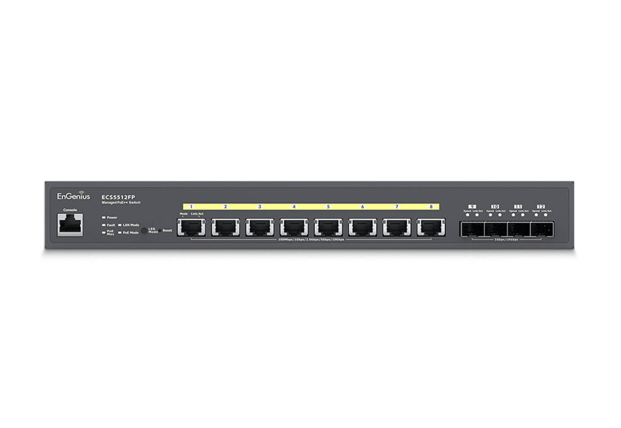 Switch Con Gesti N Cloud 8-Port 10gbe Poe.Af/At/Bt 420w 4x10gb Sfp+ L2+ 13i