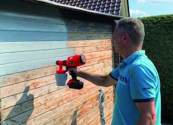 Einhell Sistema De Pulverización De Pintura A Batería Tc-Sy 18/60 Li-Solo, Pistola Pulverizadora 4260025