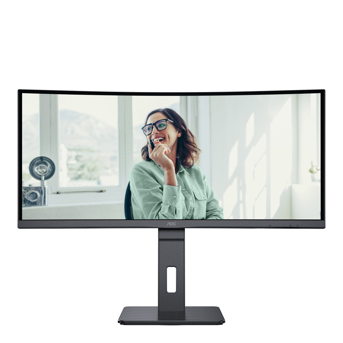 EAN 4038986110730 - AOC CU34P3CV pantalla para PC 86,4 cm (34") 3440 x 1440 Pixeles UltraWide Quad HD LED Negro imagen 3