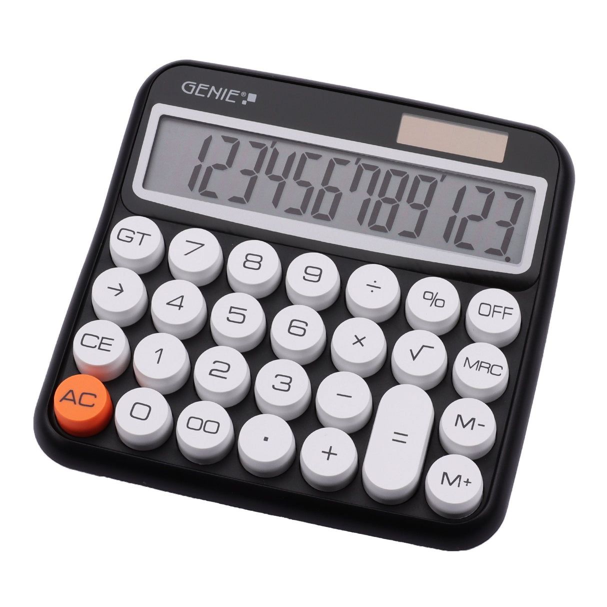Calculadora Genie 612 Bk Básica Negro