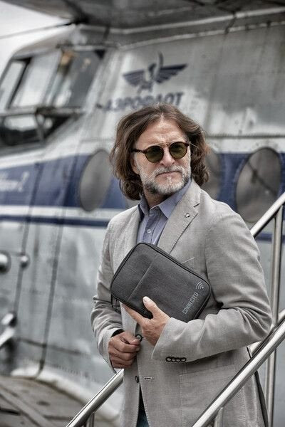 Troika Cabletasche Connected Dunkelgris