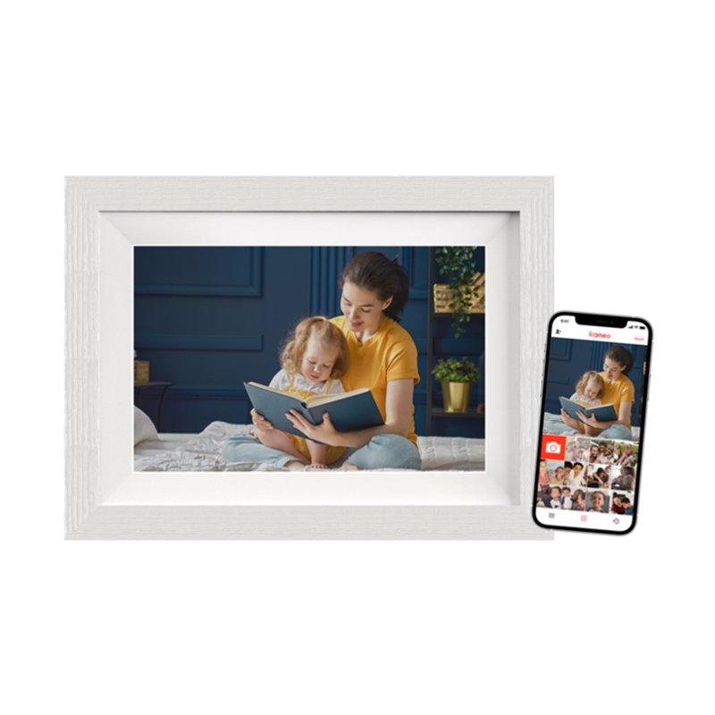 EAN 4000567212676 - Braun DigiFrame 10W marco fotográfico digital Blanco 25,6 cm (10.1") Pantalla táctil Wifi imagen 1