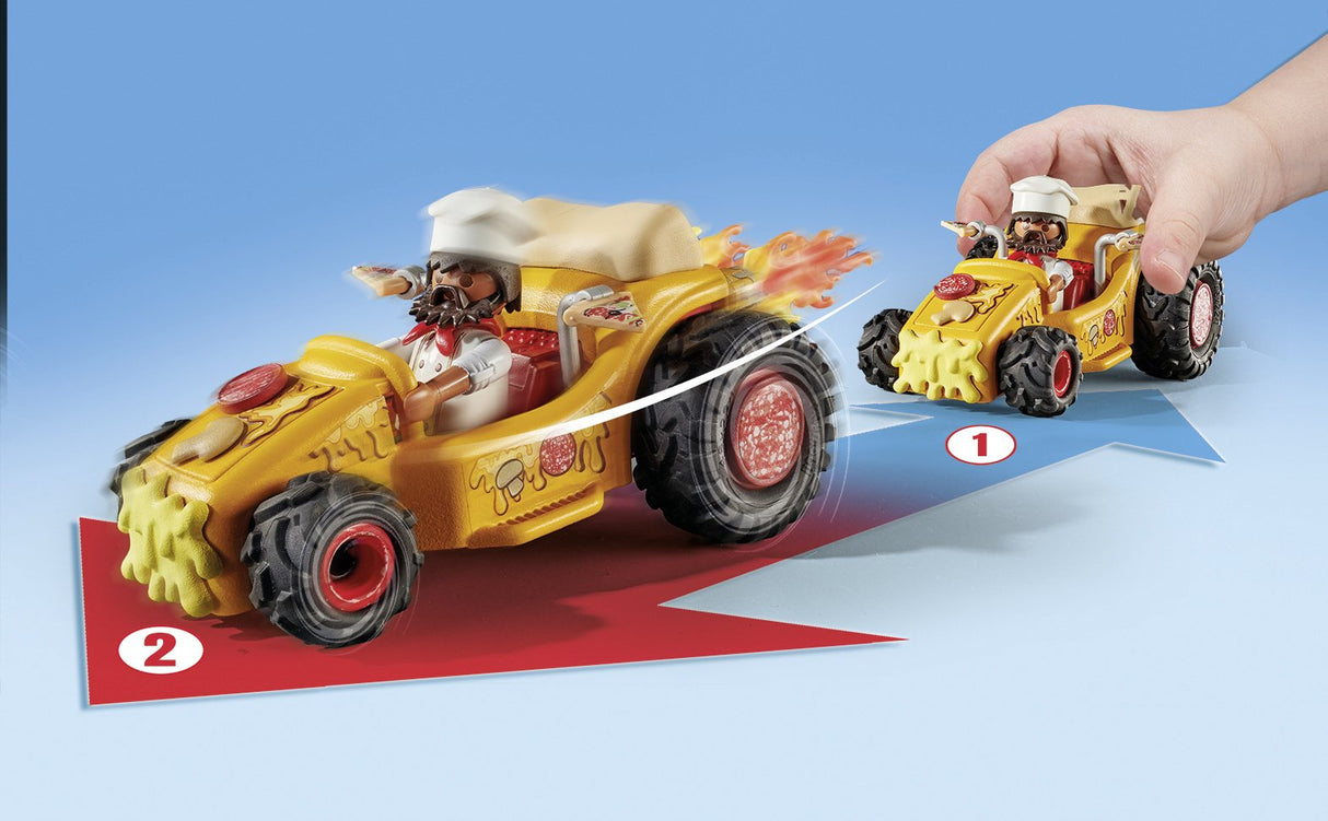 Playmobil 71634 Funstars Racing Pizza, Juguete De Construcción 71634