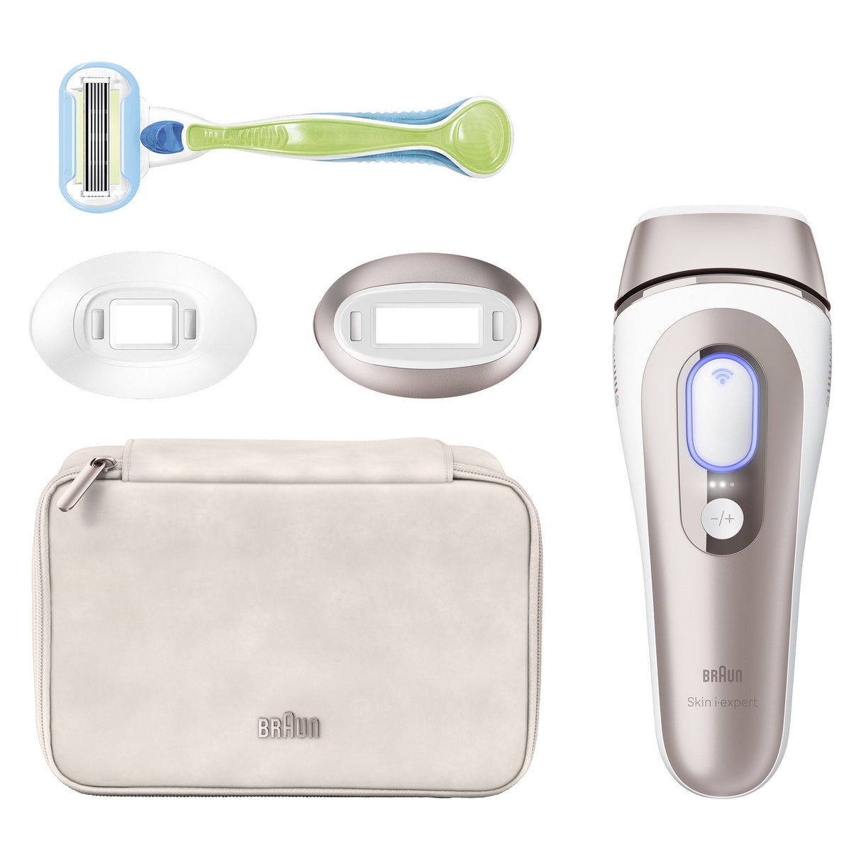 EAN 7500435215183 - Braun Skin i-expert PL7147 Luz pulsada intensa (IPL) Oro rosa, Blanco imagen 3