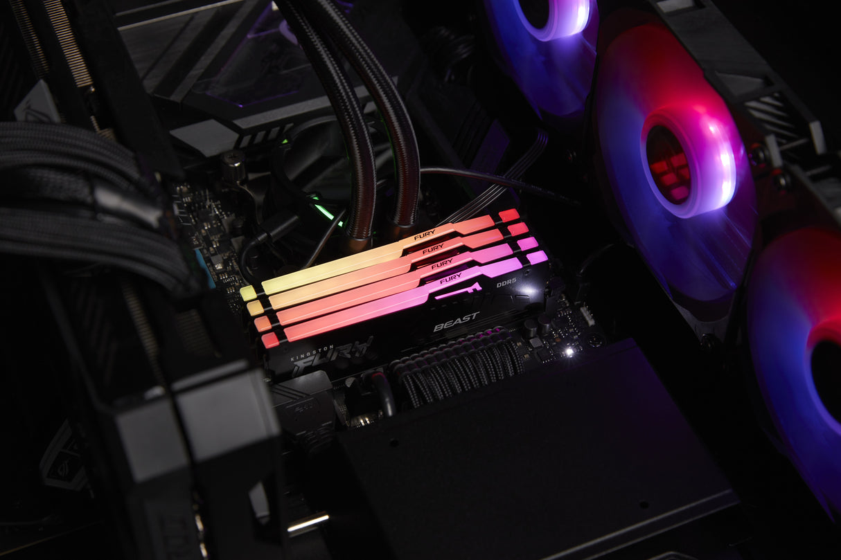 EAN 0740617343168 - Kingston Technology FURY Beast RGB módulo de memoria 2 x 16 GB 6400 MT/s 288-pin DIMM ECC imagen 8