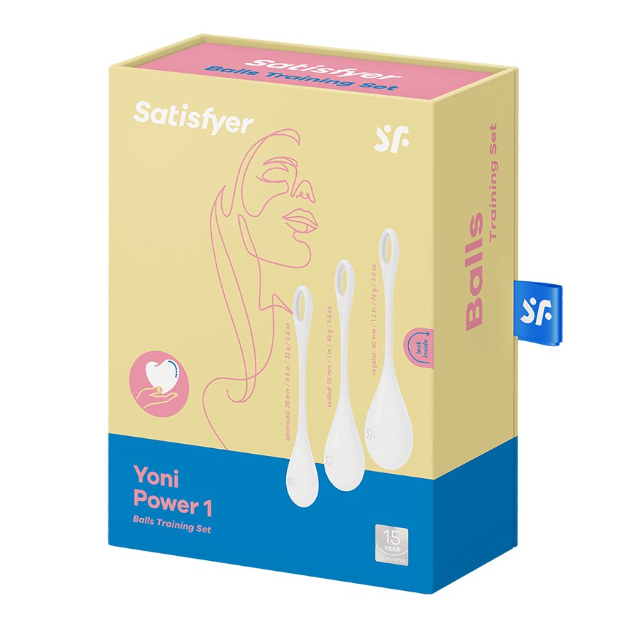 Satisfyer - Yoni Power 1 Kit De Entrenamiento Blanco