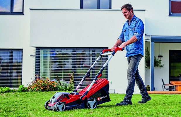Einhell Cortacésped Inalámbrico Ge-Cm 36/34-1 Li-Solo, 36volt (2x18v)