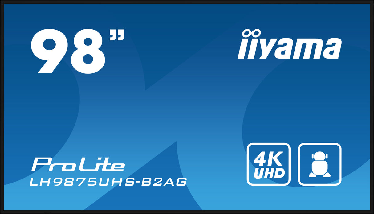 EAN 4948570124923 - iiyama LH9875UHS-B2AG pantalla de señalización Pantalla plana para señalización digital 2,48 m (97.5") LE imagen 2