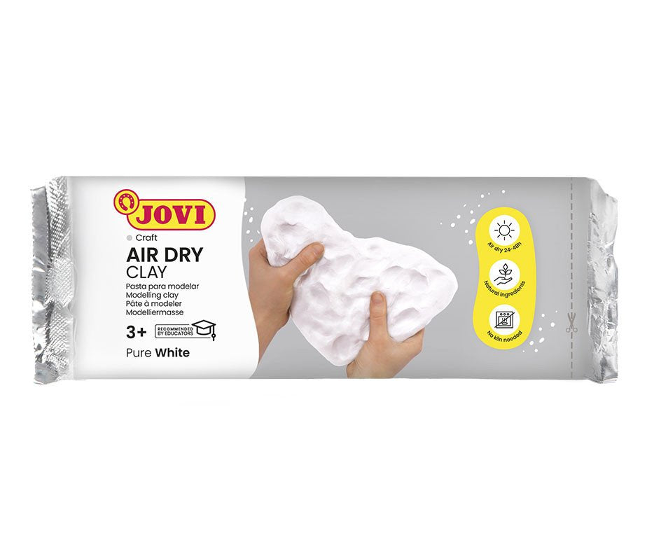 Jovi Air Dry Pastilla De Pasta Modelar Endurece Al Aire 1000gr Blanca