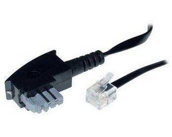 S-Conn 3m Tae-N - Rj11 Negro, Transparente