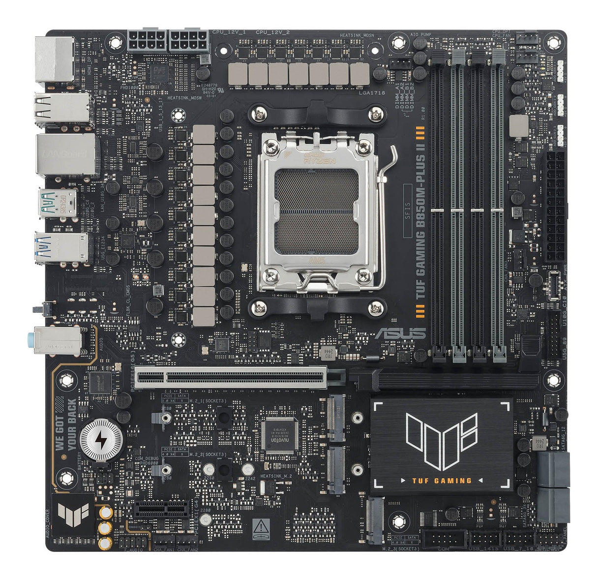 EAN 4711636181853 - ASUS TUF GAMING B850M-PLUS II AMD B850 Zócalo AM5 micro ATX imagen 9