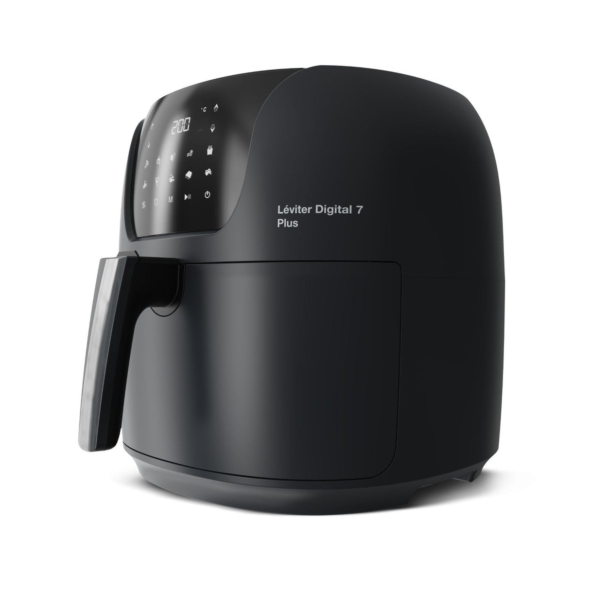 Freidora De Aire Solac S97203700 Fa1800 7,4l 1800w Negro Léviter Digital 7 Plus