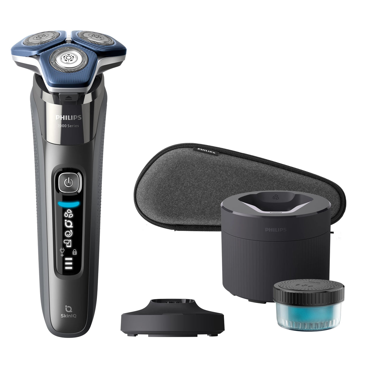 EAN 8720689008204 - Philips SHAVER Series 7000 S7887/55 afeitadora Máquina de afeitar de rotación Recortadora Cromo imagen 4