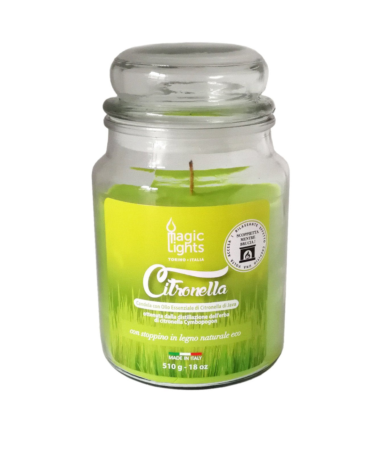 Vela Citronela En Tarro 510ml Magic Lights