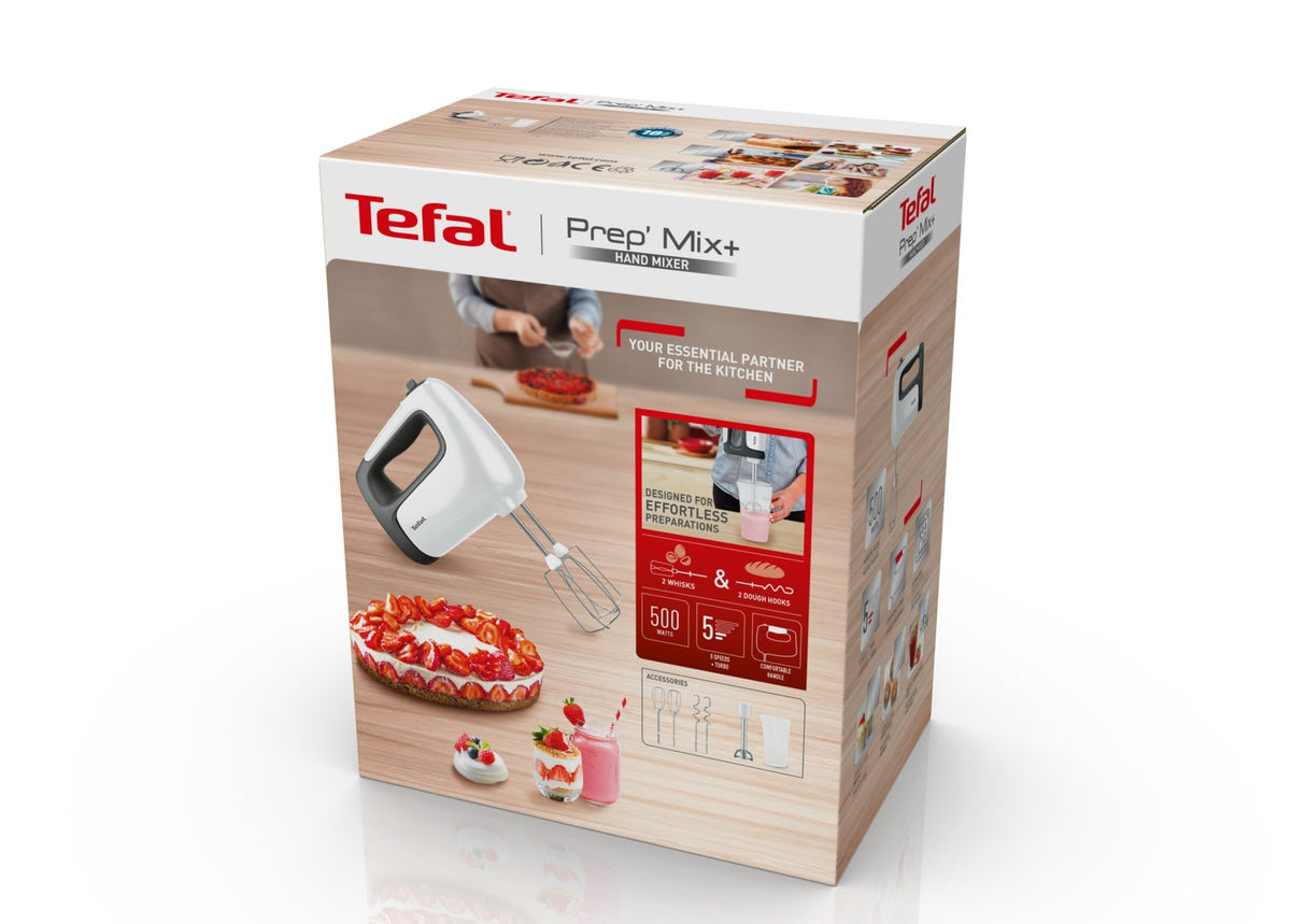 Batidora De Mano Tefal Ht462138 Blanco