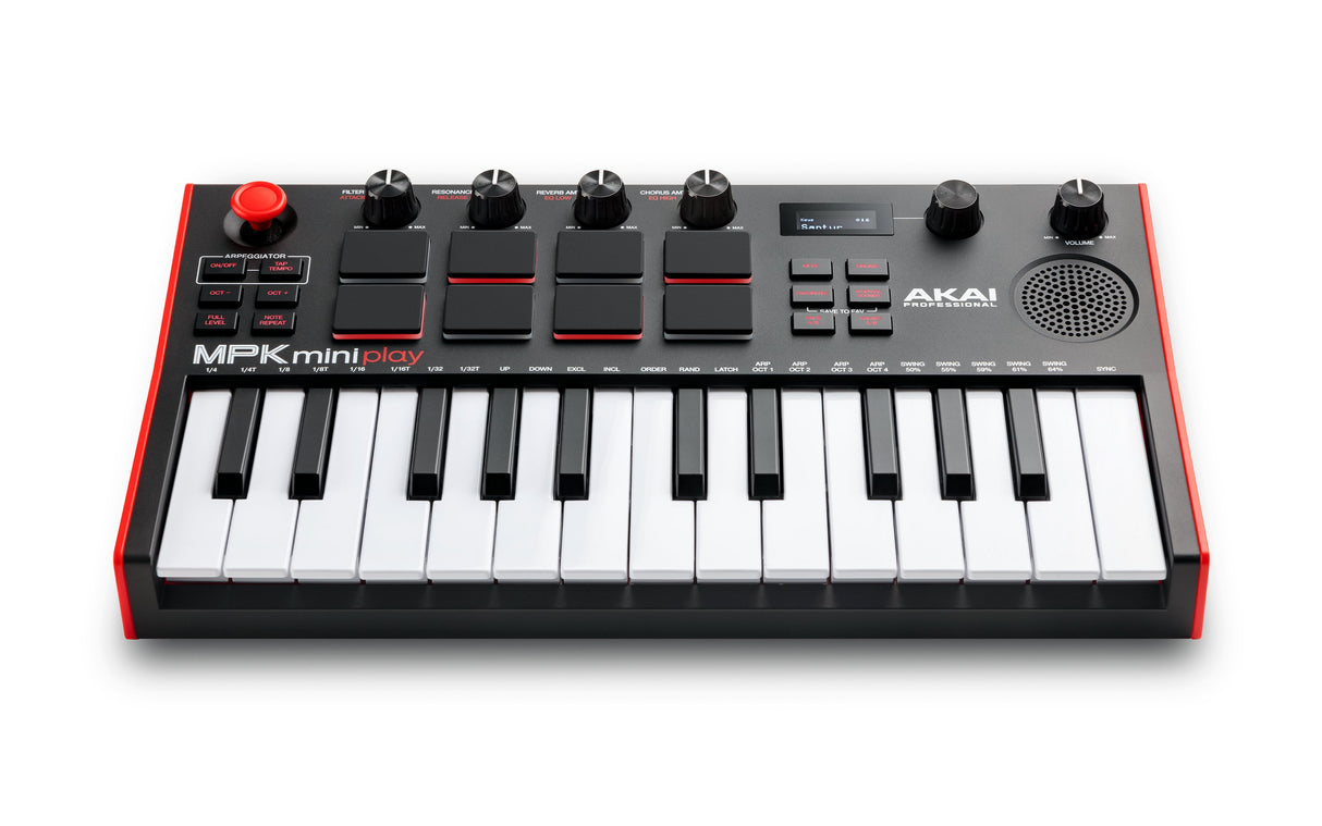EAN 0694318025550 - Akai MPK Mini Play Mk3 teclado MIDI 25 llaves USB Negro, Rojo imagen 2