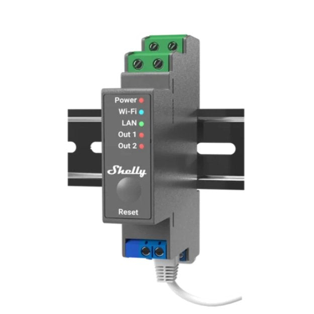 EAN 3800235268025 - Shelly Pro2 alimentación del relé Negro, Azul, Verde imagen 1