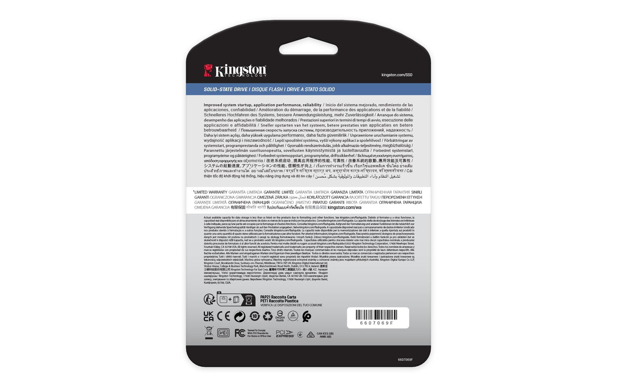 Disco Ssd Kingston Dc2000b 240 Gb, Pcie 4.0 X4, Nvme, M.2 2280, Sin Disipador Sedc2000bym8/240g