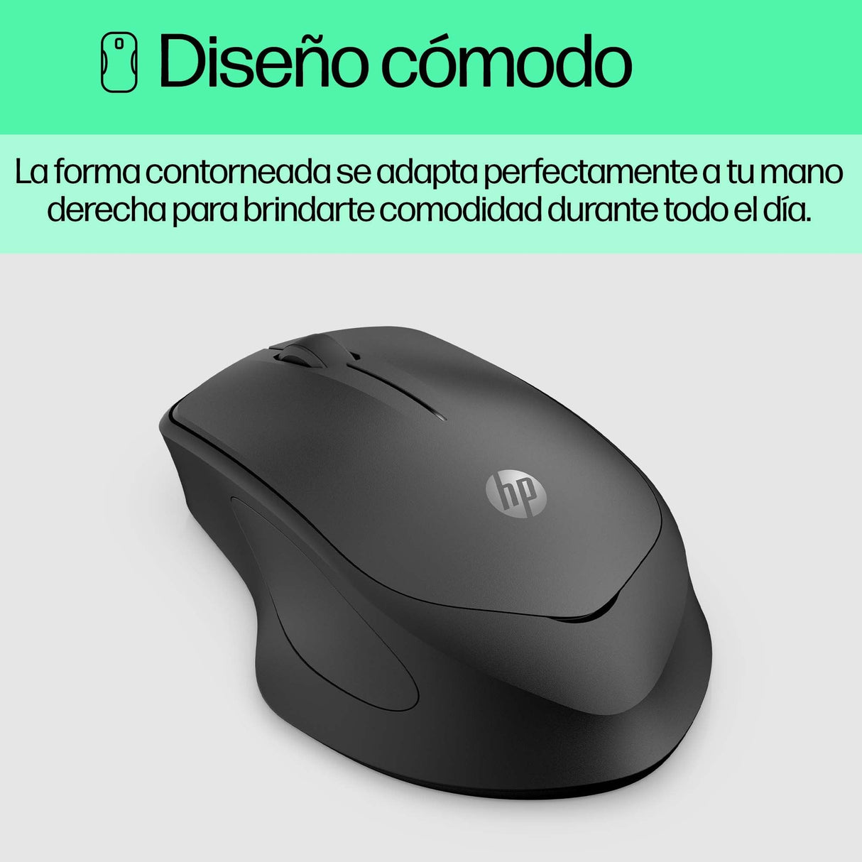 EAN 0195122197476 - HP 280 Silent Wireless Mouse ratón Oficina mano derecha RF inalámbrico Óptico imagen 9